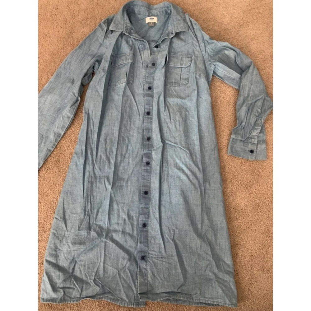 denim Button up dress